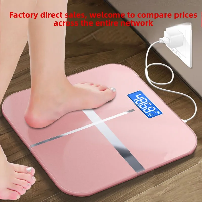 WW Home Smart Electronic Scale Glass Scale into Human Scale Weighing Meter, Gifts