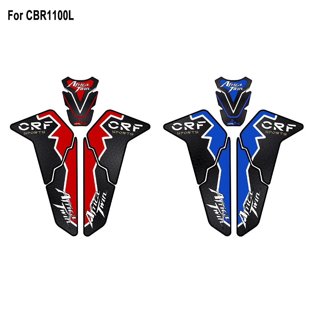 NEW Motorcycle Non-Slip Side Tank Pad Rubber Stickers Set For Honda CRF1100L CRF 1100 L Africa Twin 2020 2021 2022 2023 2024