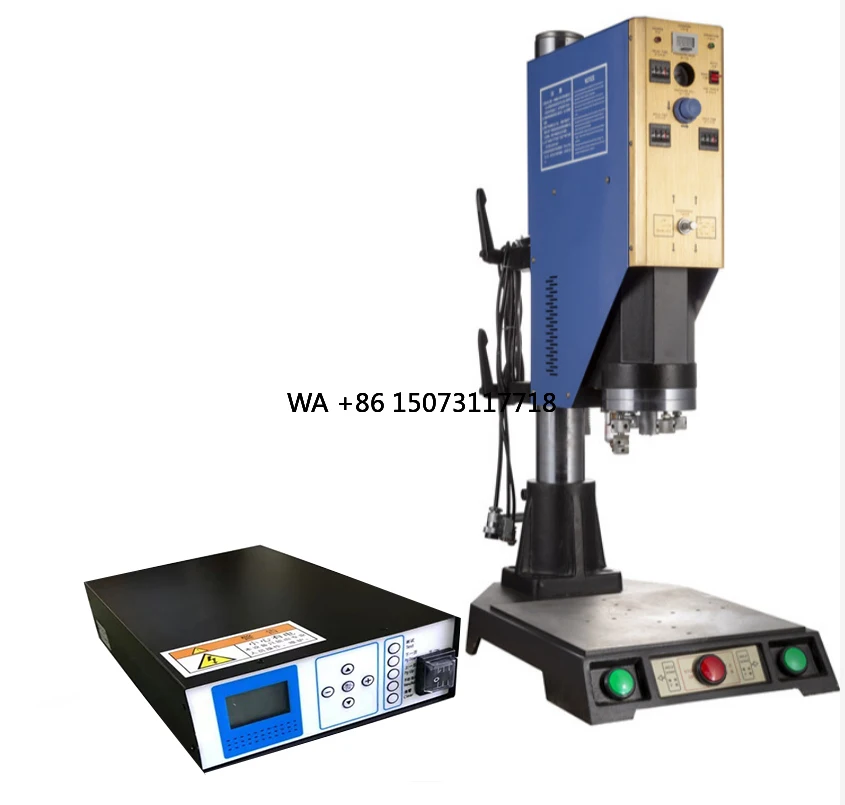 

3200W Headset Headphone Making Machine Automatic Ultrasonic Plastic Welding 15kHz 220V Mobile Phone Charger Used