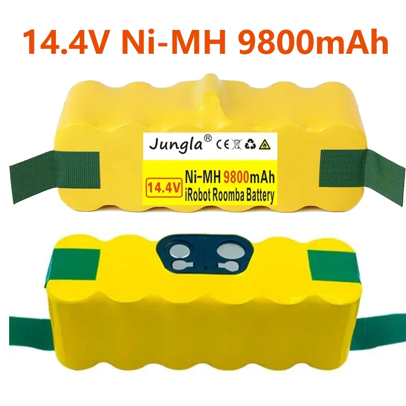 

14.4V 9800mAh large capacity rechargeable battery for iRobot Roomba vacuum cleaner 500 530 540 550 620 600 650 700 780 790 87