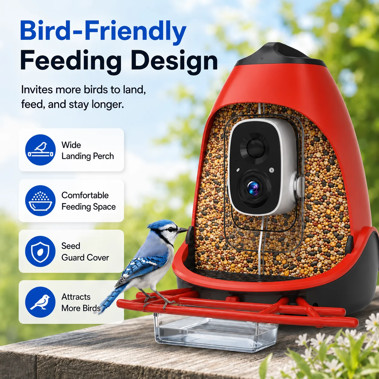 Хит продаж: Умная камера-корму – обзор и цена Smart Bird Feeder Camera