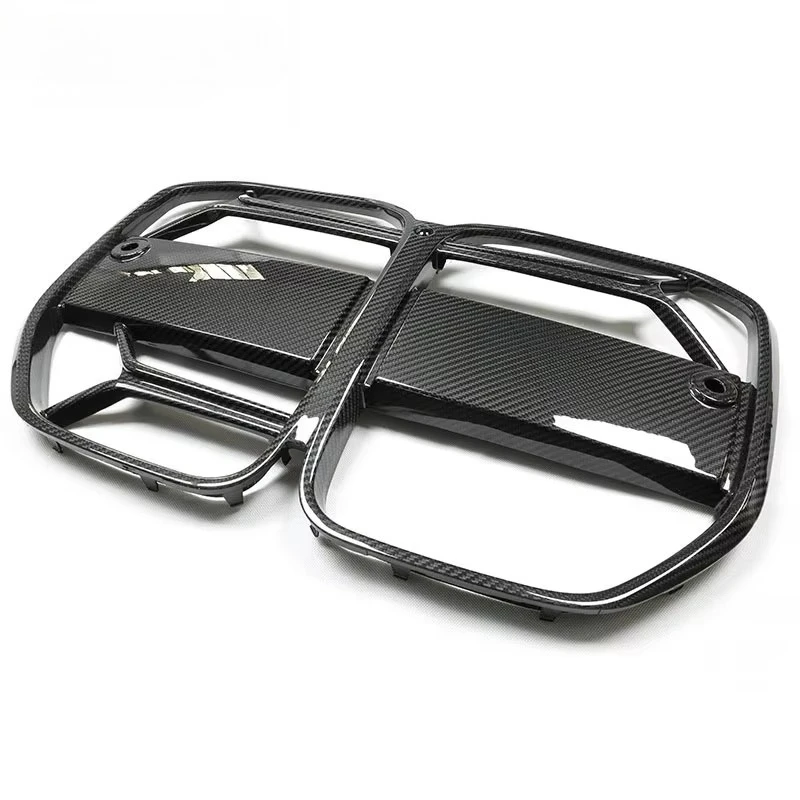 

Hot selling real Dry carbon fiber modified grille frame front bumper air intake grille suitable for BMW 4 Series G22 G23 G26
