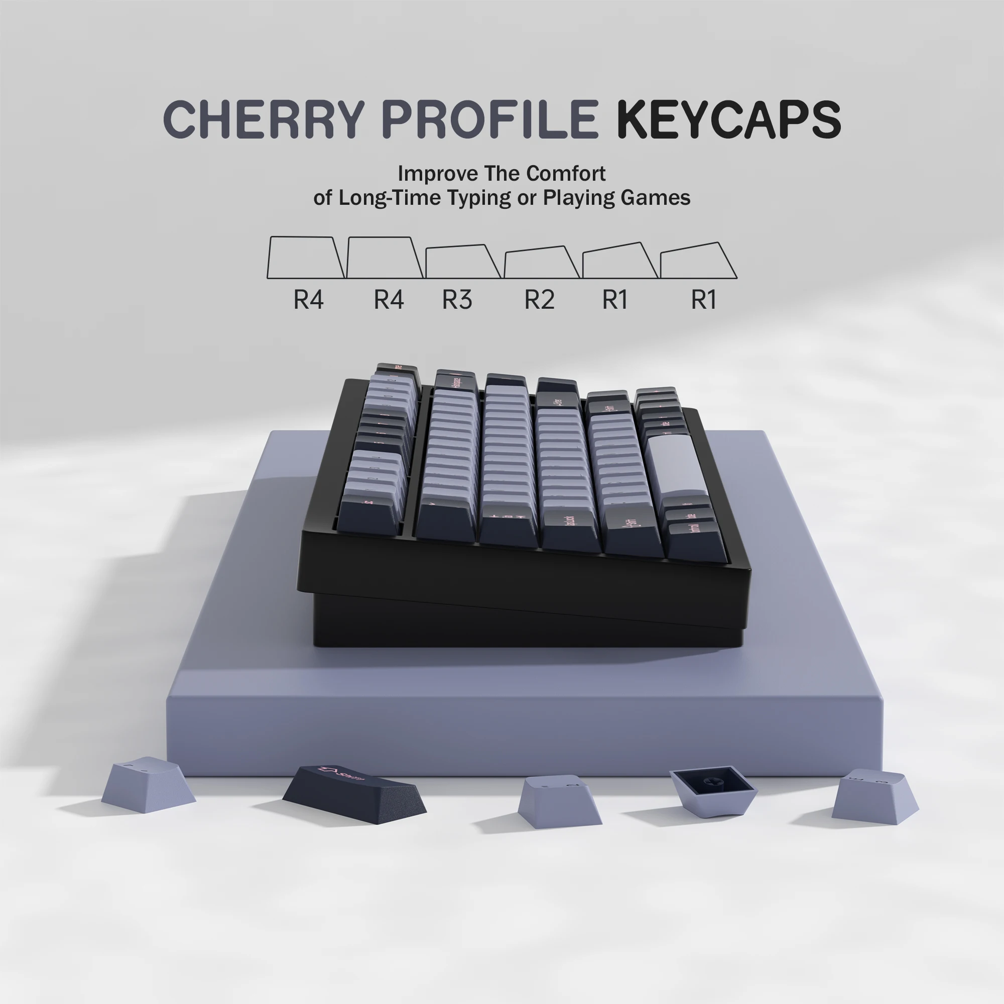 KBDiy 176 teclas/juego Cherry Profile GMK 8008 teclas PBT de doble disparo para teclado mecánico ISO para GMK67 GMK75 61/68/84/87