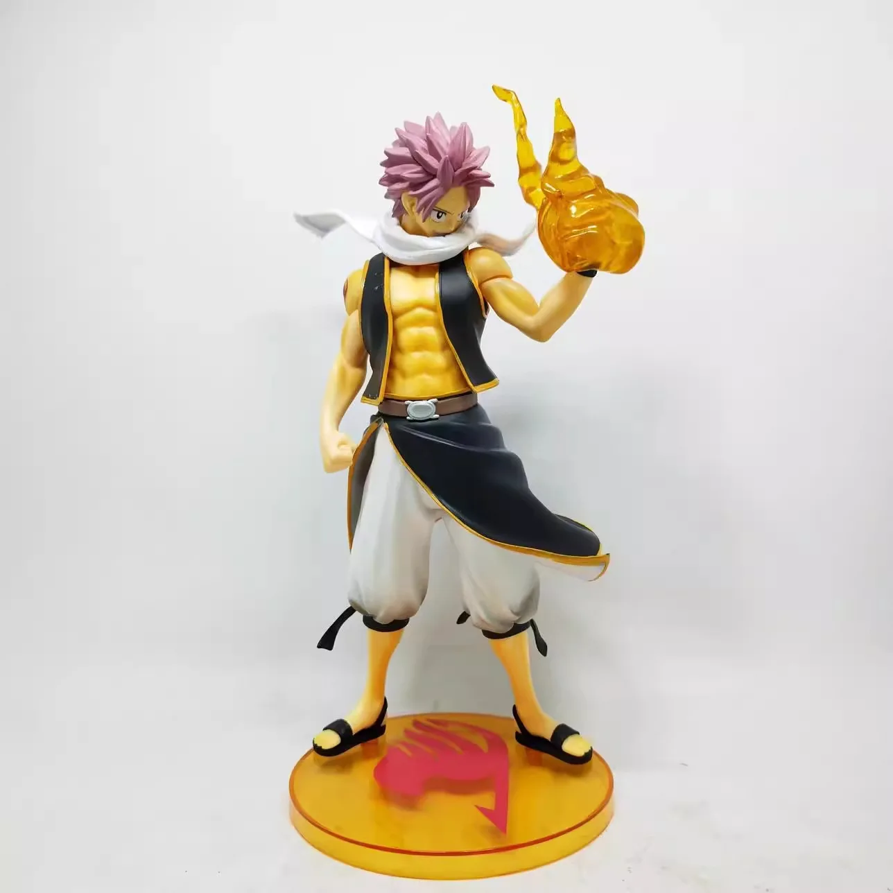 23cm Anime Fairy Tail Natsu 1/7 Scale Figure PVC Collectible Figurines Model Toys for Christmas Gift