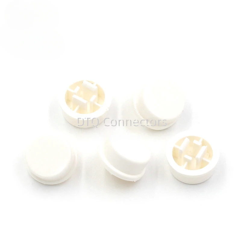 100PCS A24 Round Square Head KeyCap 12*12*7.3MM Touch/Microswitch Press-type Cap