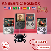 ANBERNIC RG35XX Retro Handheld Game Console Player Built-in 64G 5000+Classic Games Linux Garlic OS Portable For Travel Kids Gift