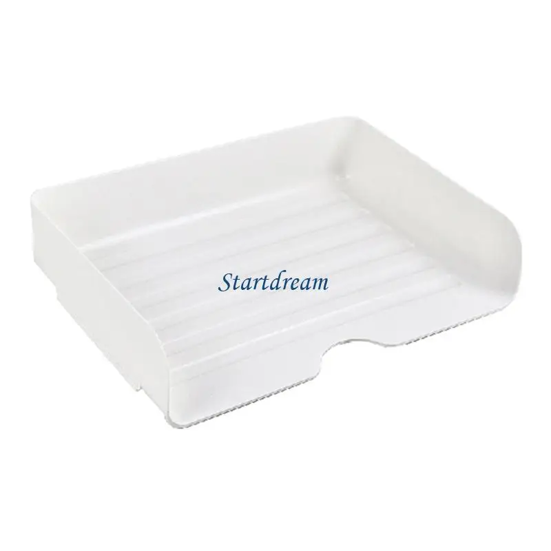 Stackable File Letter Tray Space Saving Multipurpose Desktop Document Organiser K92C