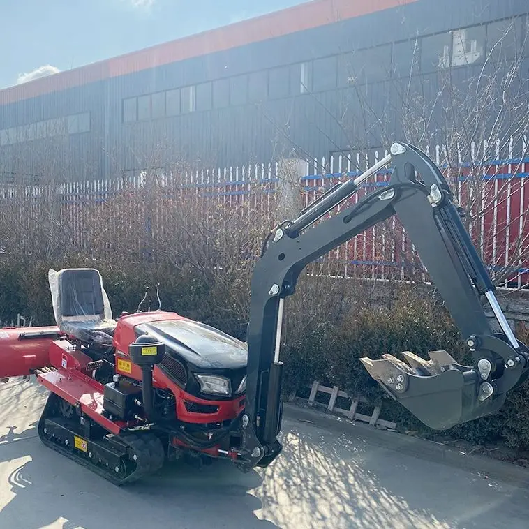 

Customized 50HP Diesel Crawler Tiller Deep Cultivation Harrowing Soil Crushing Land Leveling