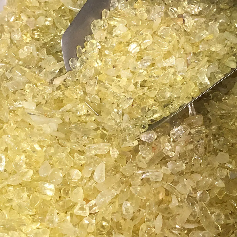 Naturstein Kristall Citrin Kristalle Chips Kies Steine Reiki Edelstein Mineralien Quarz Chakra Home Decor Spirituelle Meditation