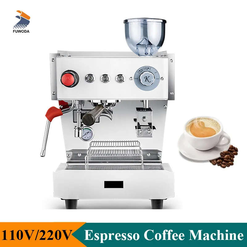 

Commercial Coffee Machine Espresso Maker With Bean Grinding Milk Foam Functions Coffee Making Machine For Shop Restaurant