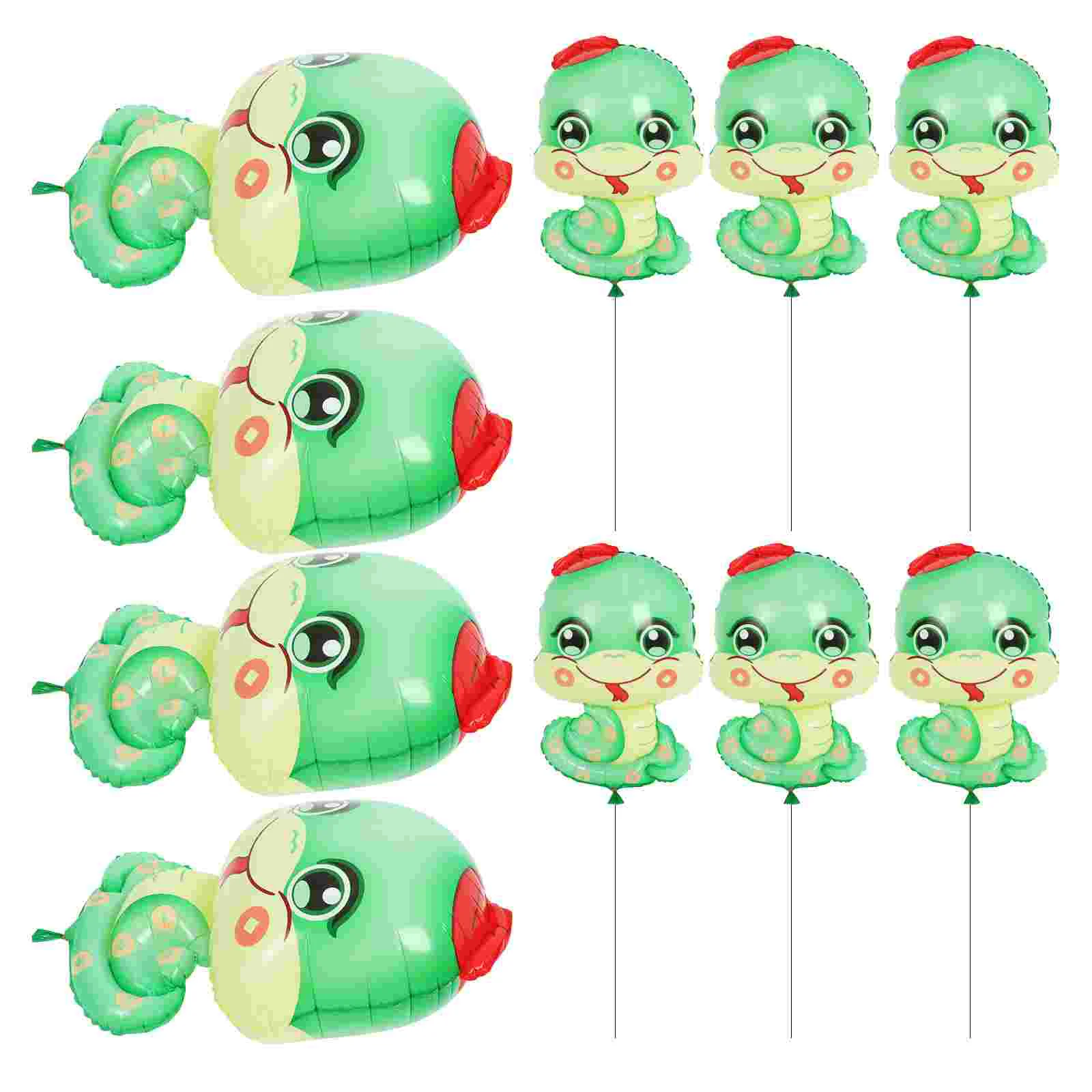 

10 Pcs Balloon Decoration Walk Balloons Animal Fairy Snake Birthday Decorations Plastic Walking Woodland Baby