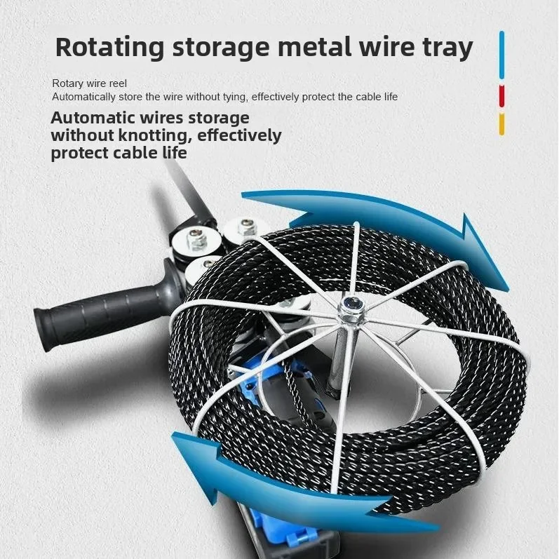 Professional Cordless Electric Threading Machine for Electricians Lithium-powered Wire Insertion Tool