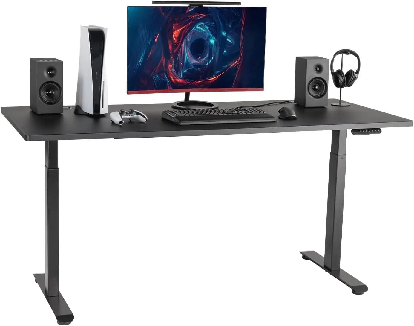 Electric Standing Desk 71 X 32 Inches Dual-Motor Height Adjustable Desk Electric Sit Stand Desk Home Office Desks