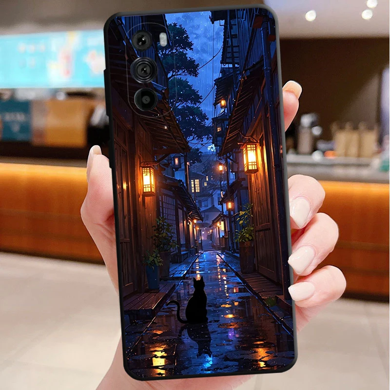 

Lovely Cat Funda Phone Case For Motorola Edge 50 40 Pro 60 50 40 30 Ultra Neo Fusion Moto G Play G Stylus G Power G