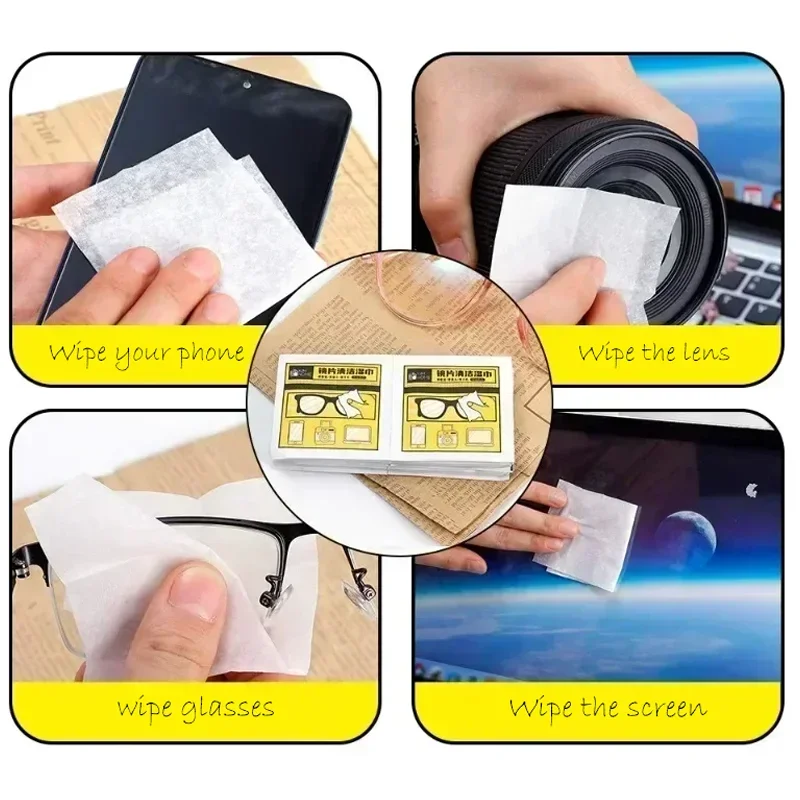 100pcs Universal Car Cleaning Wipes Multifunctional Protable Hot-selling Anti-fog Cleanings-wipe Auto Detailing Tool Accessories