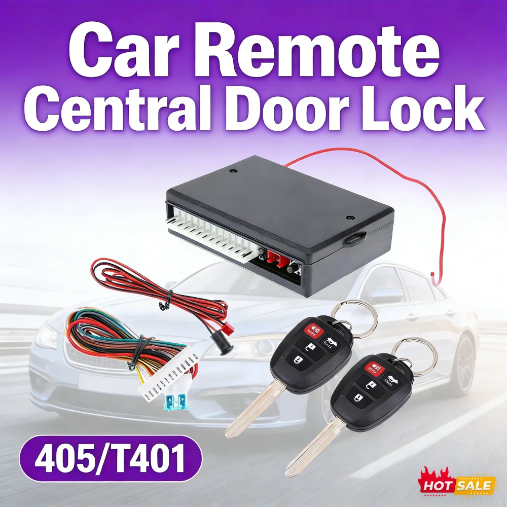 

Car Auto Remote Control Central Door Lock Kit VH13P Keyless Entry Alarm System Universal 12V Lock Unlock Trunk Release