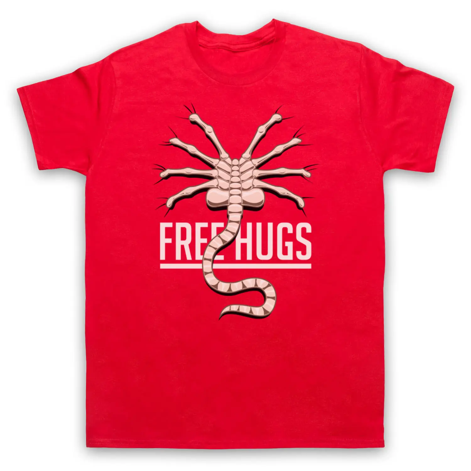 2025 تي شيرت بيع جيد في الصيف عناق مجانية الغريبة FACEHUGGER ALIEN SCI FI الخيال العلمي مقابل الجنس فيلم تي شيرت