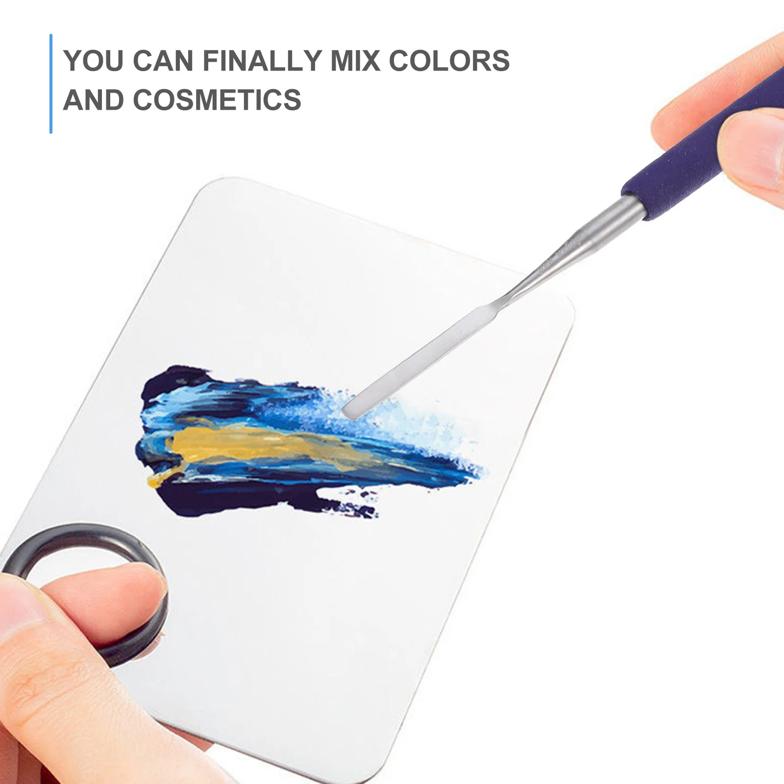 

Стальная ручка для смешивания ногтей, ручка для смешивания цветов, ручка для дизайна ногтей, инструмент для маникюра, салон красоты, набор инструментов для дизайна ногтей