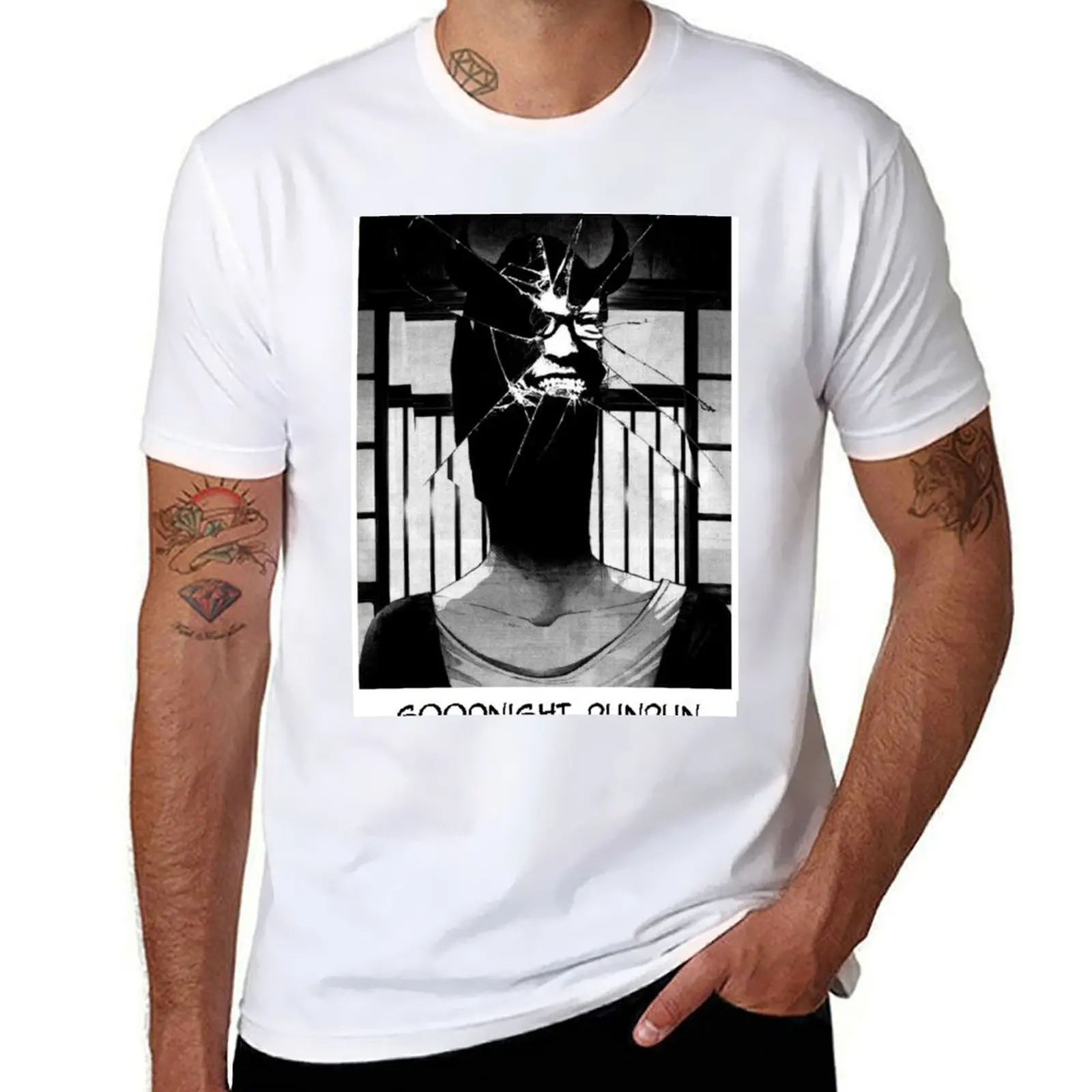 

Goodnight, T-Shirt cotton graphic shirts high quality shirts t t man for Punpun