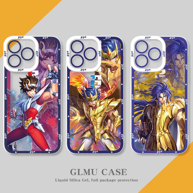 Saint Seiya Anime Phone Case for Infinix Note 40 30i 12 11 10 Zero 30 20 Smart 9 8 7 6 5 VIP Pro Plus 4G 5G Clear Cover