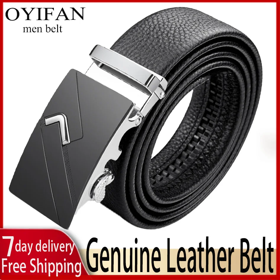 

Male Belt Genuine Leather Belt for Men Belts Automatic belt Men's business belts High quality belts