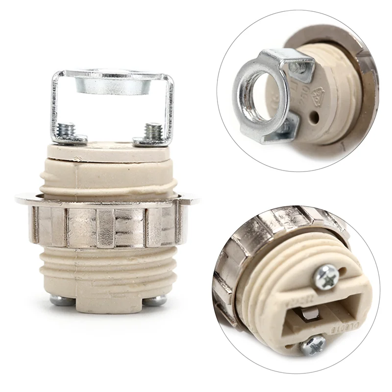 2A 250V G9 LED Special Ceramic Lamp Holder Full Teeth Ring Adapter Sockets Halogen Light Bulb