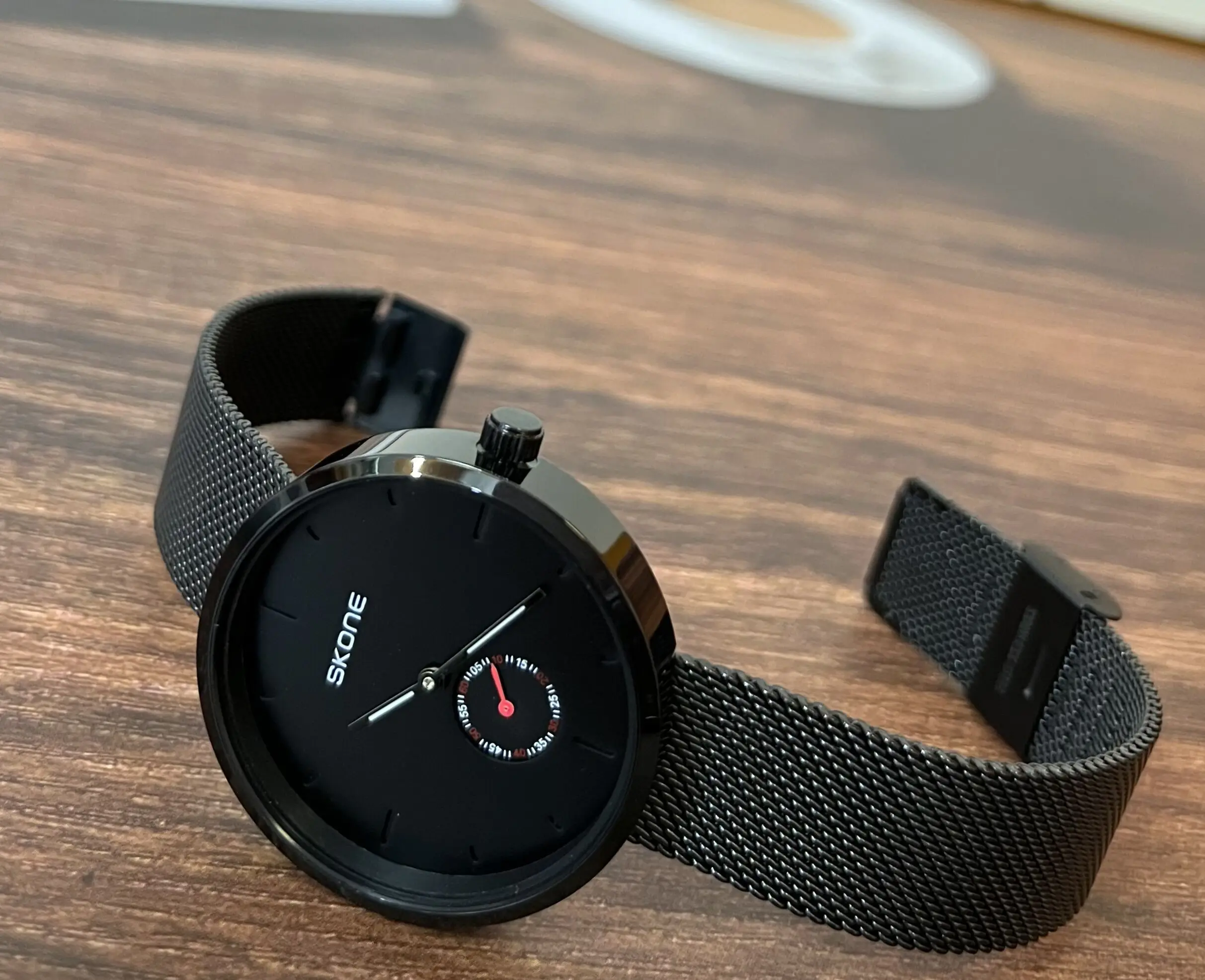 SKONE 한국어 버전 심플 캐주얼 패션 여성용 시계 새로운 복고풍 트렌드 다용도 방수 쿼츠 시계