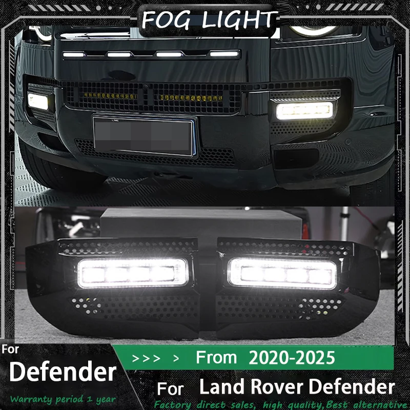 Fog Light for Land Rover Defender 110 2020-2025 LED Lens Fog Light Defender lights Daylight Defender Lamp