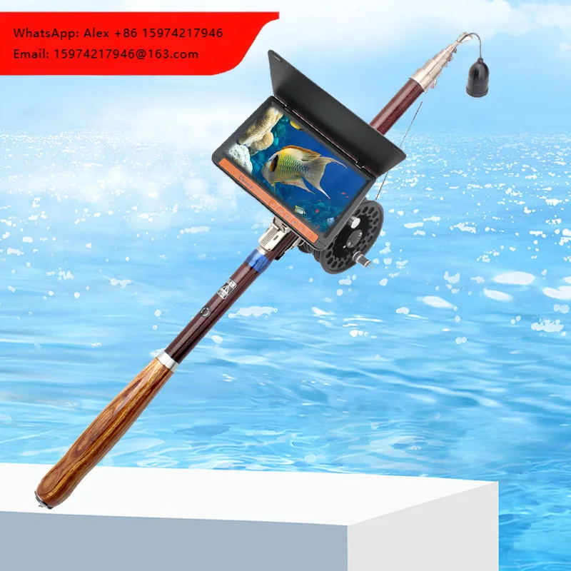 HD-7050DF New Arrival Shifengda Full HD 1080P 120 Degree Deep Sea Ocean Visual High Definition Fish Finder IP68 Waterproof