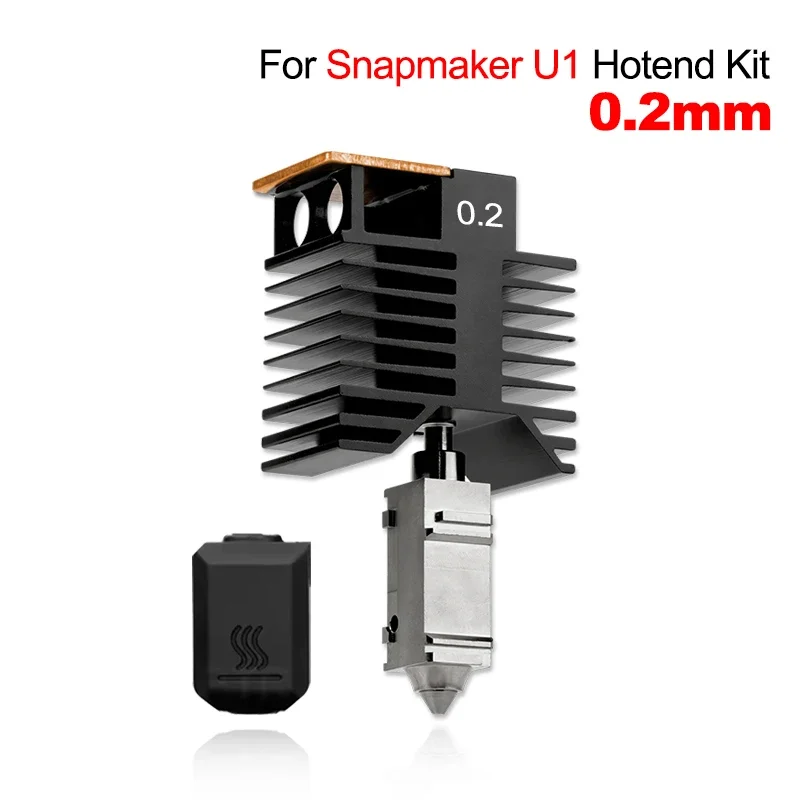Nano-coating verbeterde hotend voor Snapmaker U1 HotEnd Kit 0.2 0.4 0.6 0.8mm 3D-printer vervangingsonderdelen voor Snapmaker U1 printer