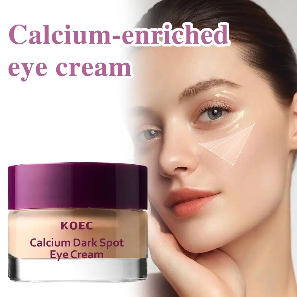 Crema Contorno de Ojos Coreana con Complejo de Calcio Cemenrete para Manchas Oscuras, Reafirmante, Mejora las Líneas Finas, Suaviza las Arrugas, Hidratante para el Cuidado de la Piel del Contorno de Ojos