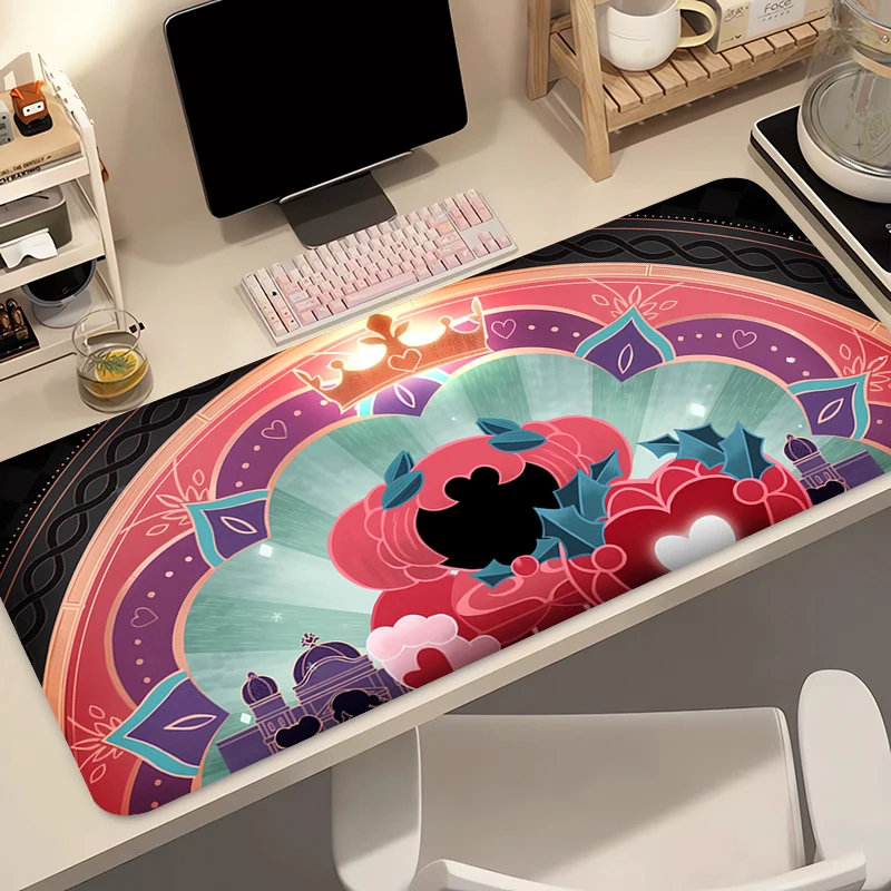 Mouse Pad Computer Cartoon Kawaii Keyboard Pad PC Gamer Cookies Run Kingdom Desktop Mat Laptop Gaming Accessories Anime Mousepad
