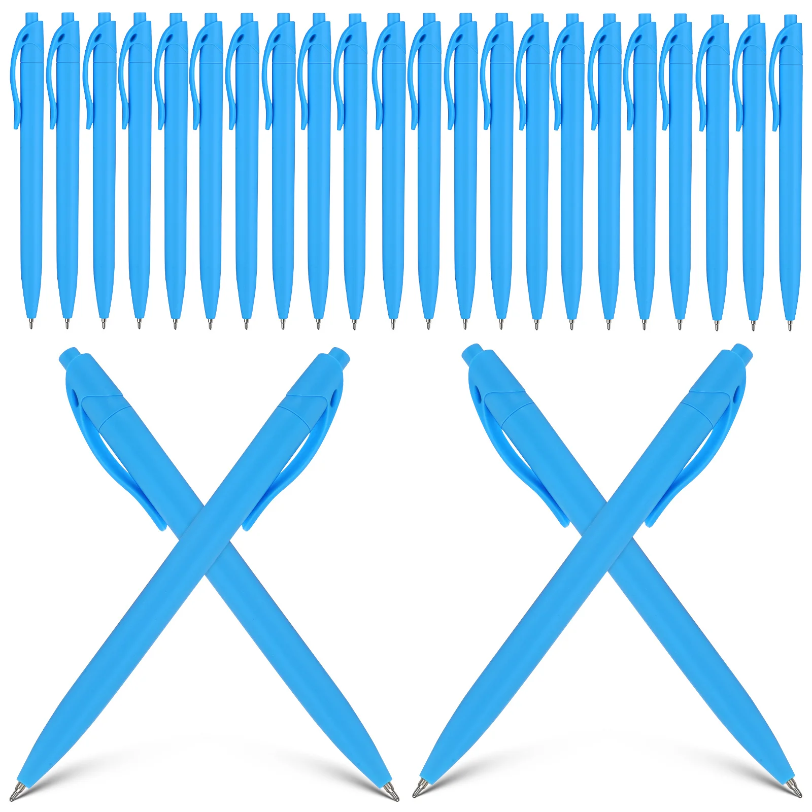 

30 Pcs Ballpoint Pen Journaling Pens to School Children's Sky-blue Business Supplies Bulk Fun Office