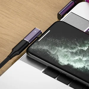 High speed connector for MacBook, USB 4.0, PD, 240W, 8k, 60Hz, 40gbps, USB C, OTG, U-SHAPE, Straight Angle, Male for Female Adapter 6 Main Sales Cable OTG - №1