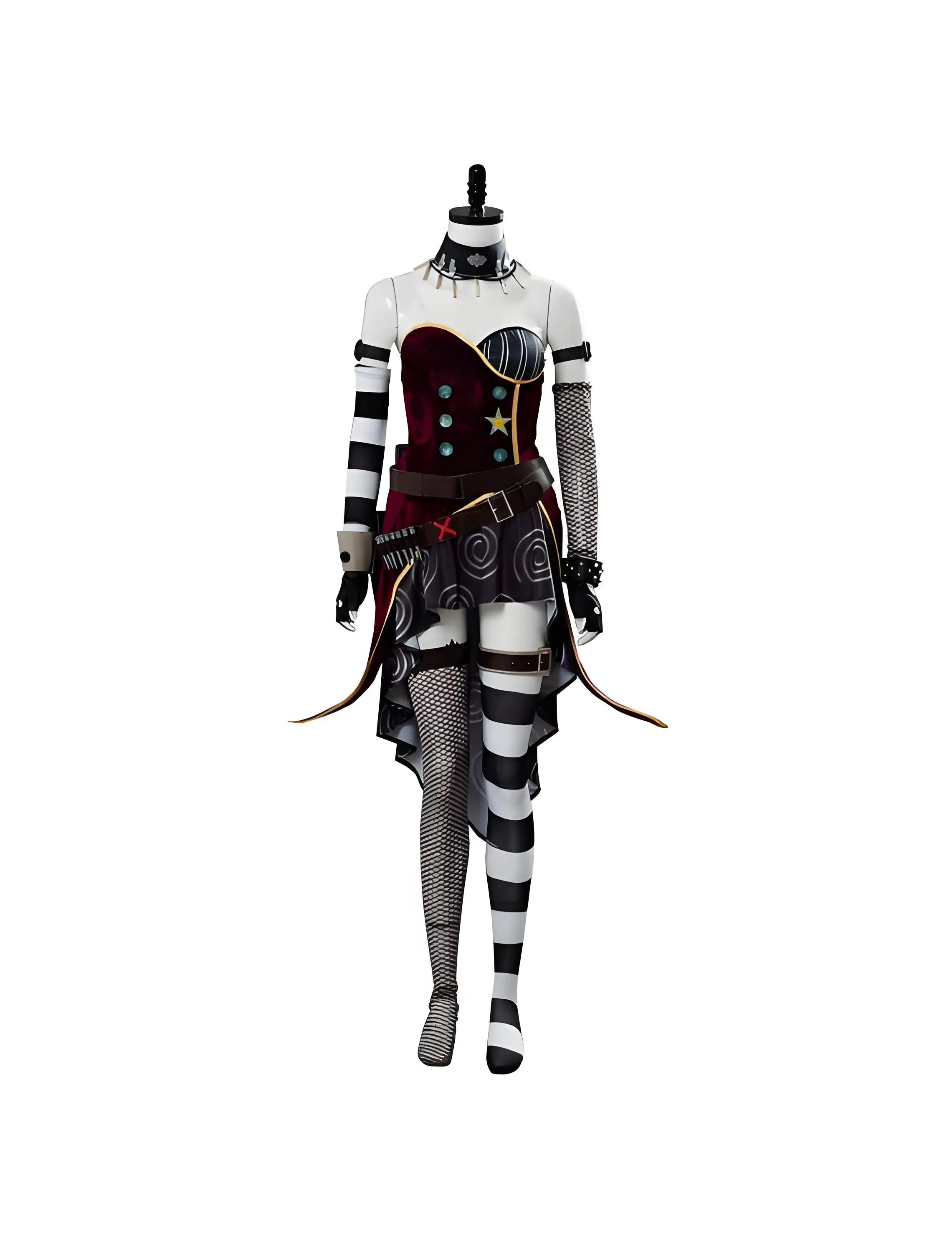 

Borderlands mad moxxi cosplay costume Uniform Dress