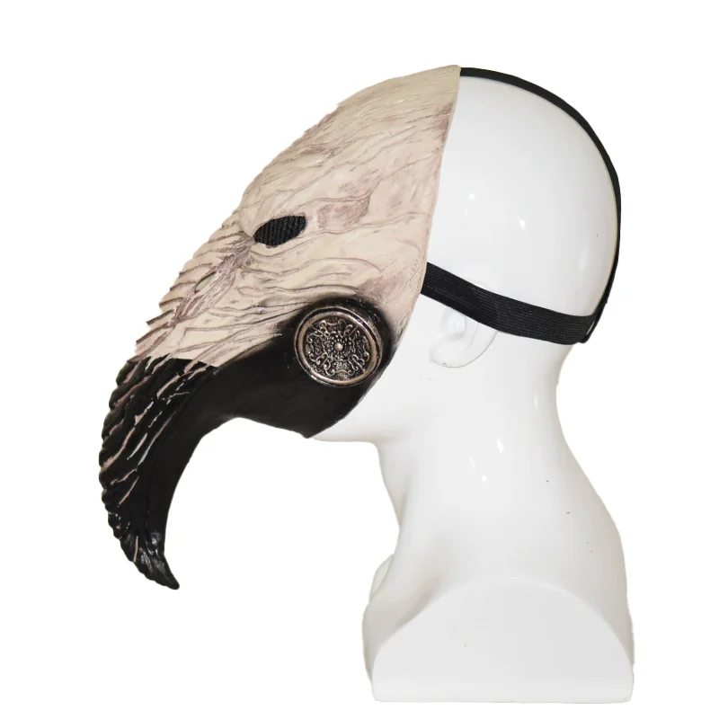 Steampunk Plague Doctor Mask SCP-049 Cosplay Medieval Raven Beak Full Head Halloween Costume