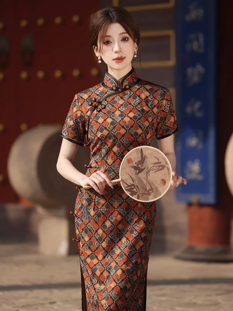 

Винтажная коллекция Ele: обновленная женская одежда из Шанхая для молодых женщин, с длинными и короткими рукавами, из полиэстера.