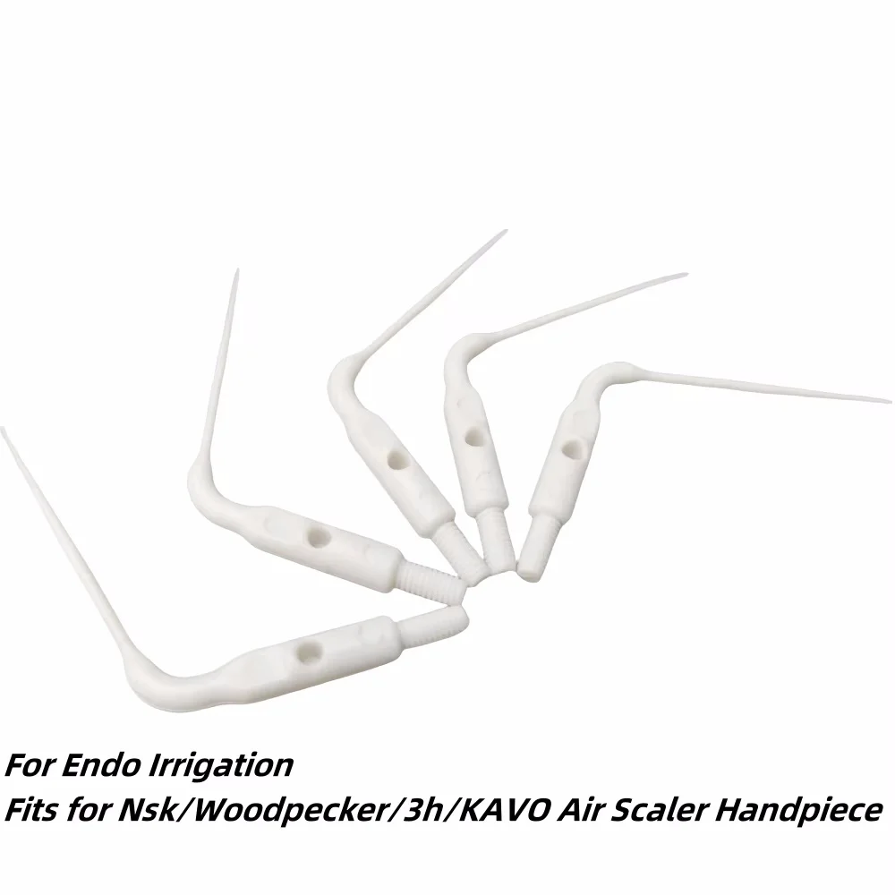 5Pcs Dental Endo Irrigation Tips - Sonic Powered for Air Scaler Handpiece & Precision Root Canal Therapy