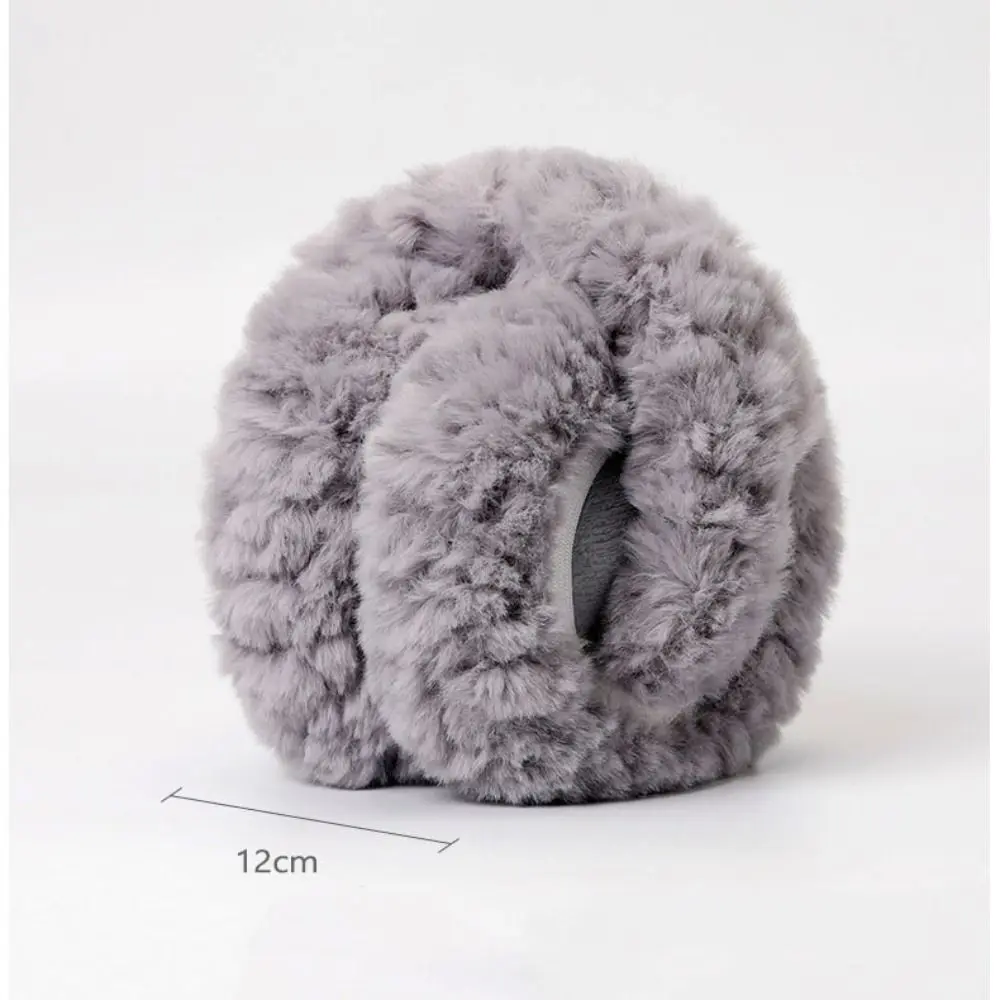 New Warm Ear Warmer Foldable Ear Protection Winter Earmuffs Thickened Solid Color Folding Earflap Outdoor
