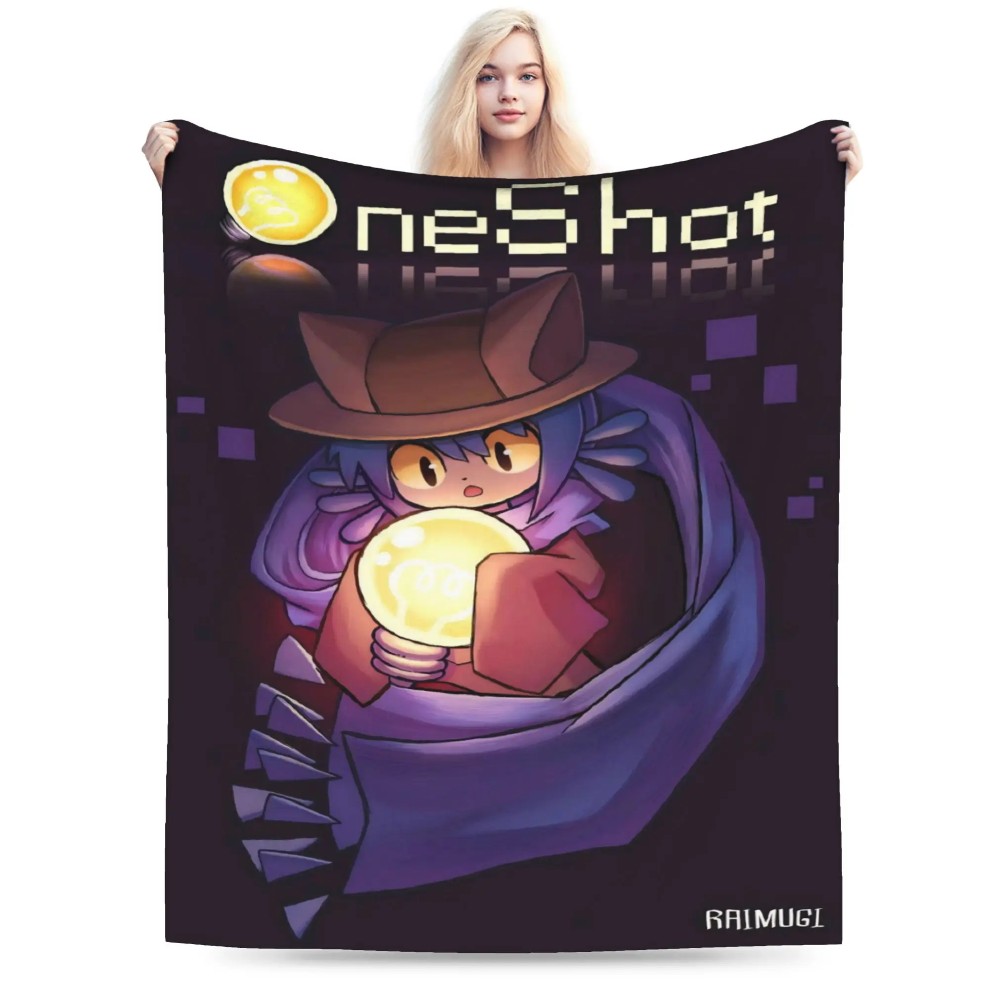 Super Soft OneShots Niko Throw Blanket Premium Fleece Flannel Lightweight  Bed Blanket Warm Plush Blankets All Season Use
