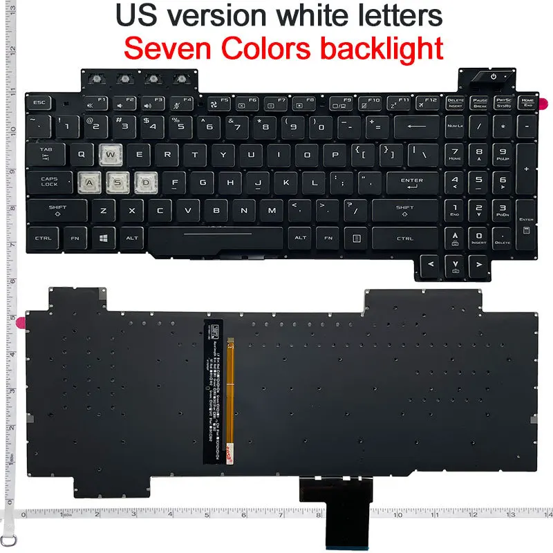 US Keyboard for ASUS ROG FX80 FZ80 FX95 FX95D GL504 ZX80G FX504 US Keyboard for ASUS ROG FX80 FZ80 FX95 FX95D GL504 ZX80G FX504