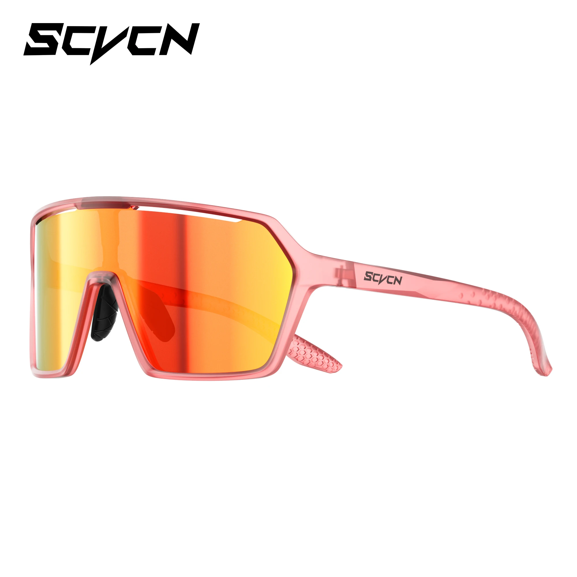 SCVCN Photochrome Sonnenbrille für Herren, Fahrradbrille UV400n, Damen-Fahrbrille, MTB-Rennrad-Sportbrille, Laufbrille