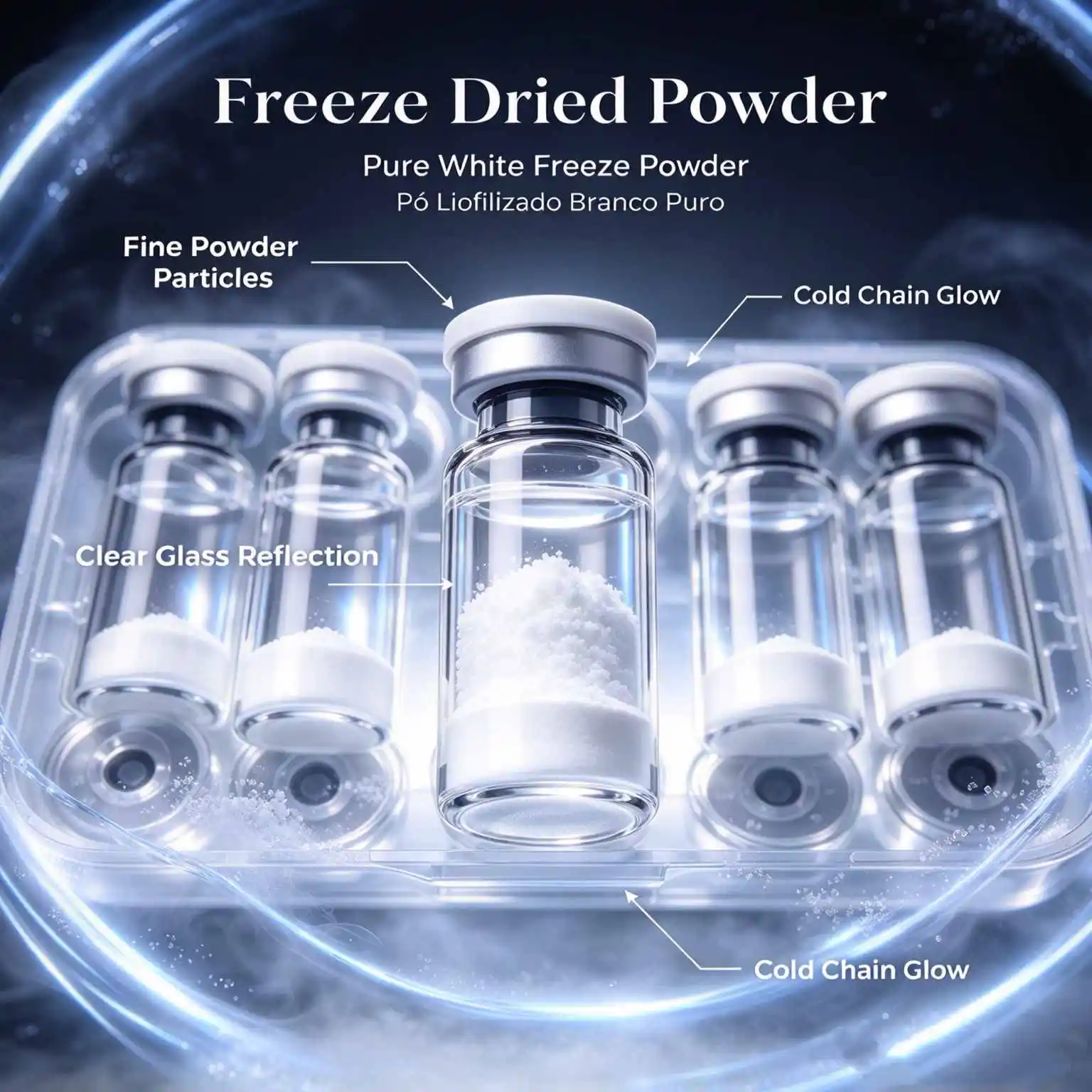 High-Quality  Freeze-Dried Powder, Repairs Skin Damage (Random Cap Colors, Production Date Subject to Actual Goods)