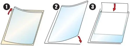 جيوب مستندات شفافة ذاتية اللصق من DJOIS - 9 بوصة × 11-1/2 بوصة، سمك 9 مل، 300 عبوة، صنع في الدنمارك #1