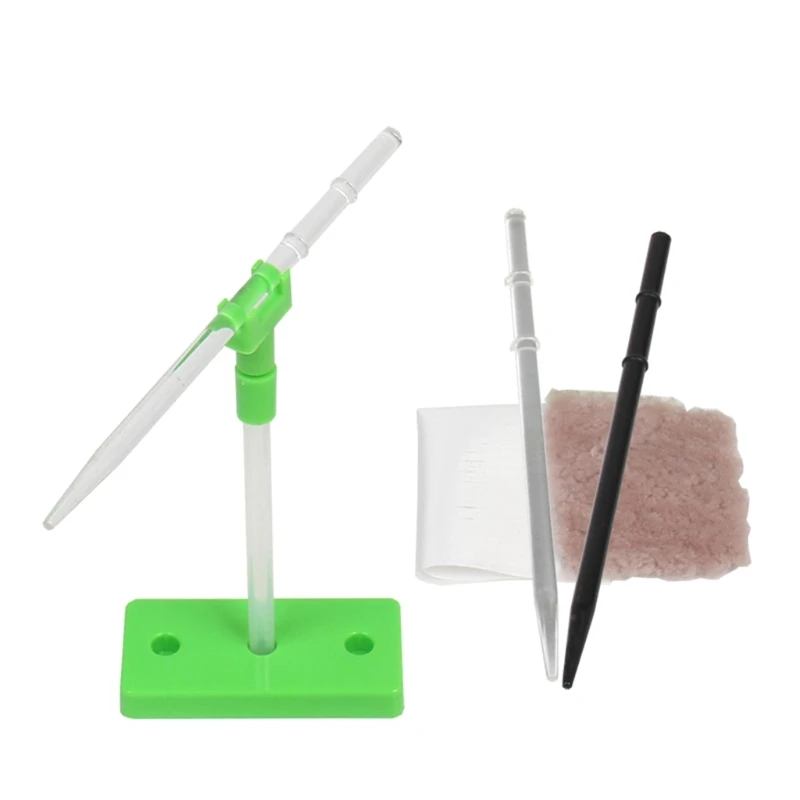 Physic Lab Electrostatic Friction Rod Kits Friction Electrification Experiment Set Scientific Experiments Teaching Aid