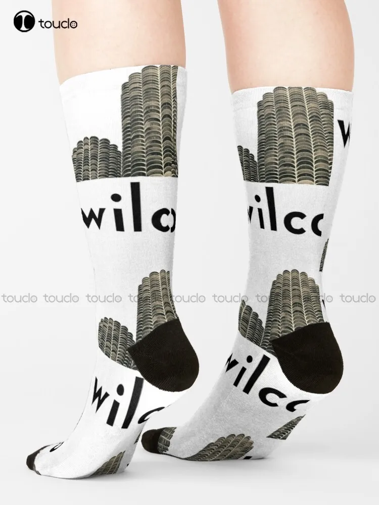 Wilco Jeff Tweedy носки черные носки мужские персонализированные Индивидуальные Унисекс Взрослые Молодежные носки 360 ° Цифровая печать Hd Высокое качество Искусство