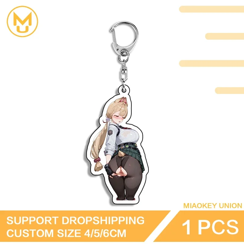 NSFW Big Ass Alice Zenless Zone Zero Key Chains Novelty Interesting Hot Selling Props Alluring Backpack Decor Collection