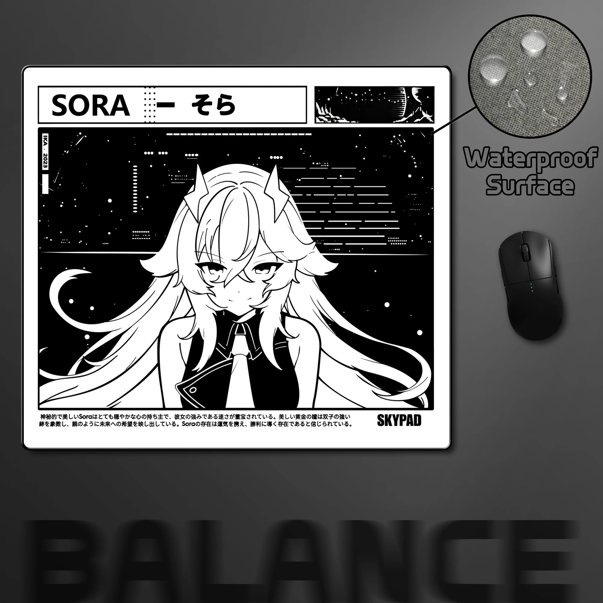 

Skypad Frenzy Sora Gaming Mouse Pad Fps Gamer Professional Non-slip E-sports Mousepad Waterproof Game Mouse Mat Laptop Desk Mat