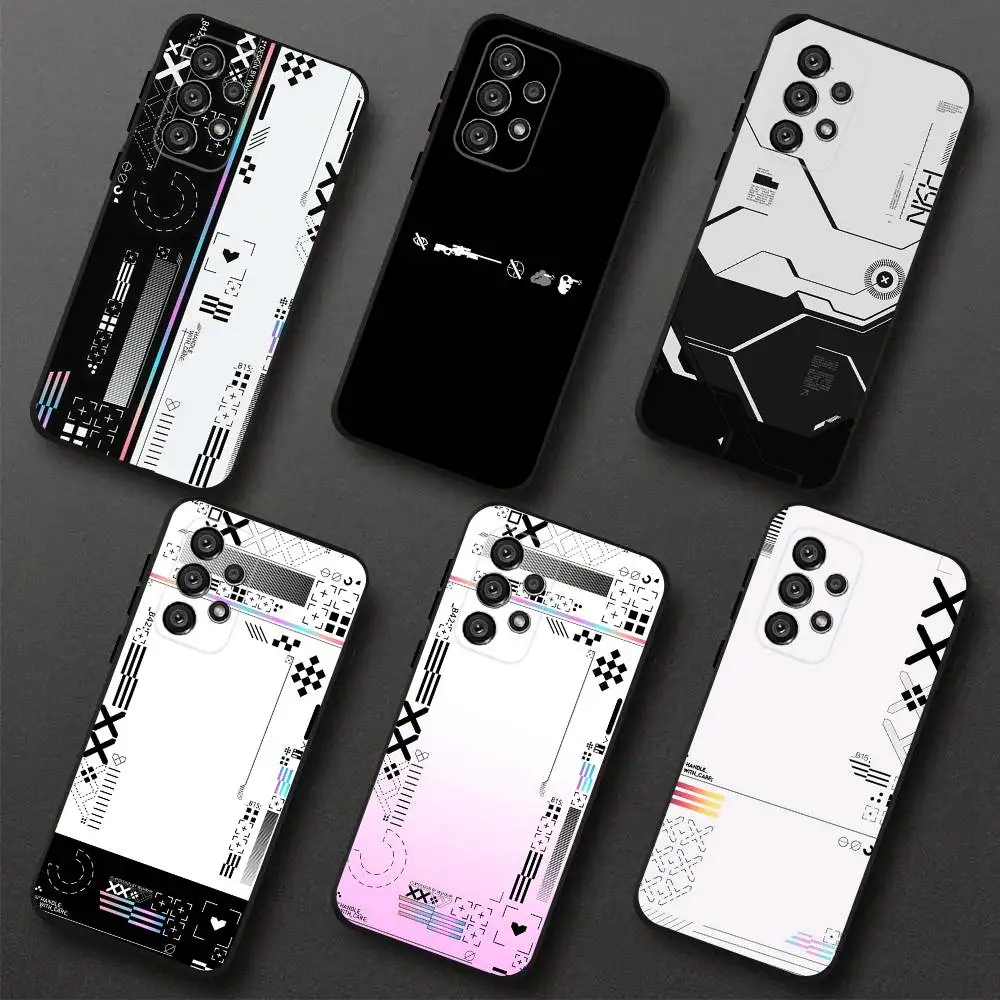 حافظة هاتف CSGO غير لامعة لهاتف سامسونج S 25,24,23,22,30,21,10,9,Ultra,Plus,Lite,FE,4,5G حافظة ناعمة سوداء