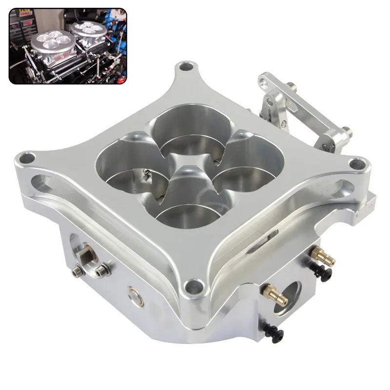 1.75 "Core 4 برميل مع فاصل 1" 1000CFM 4150 شفة المكربن خنق الجسم لشيفي جنرال موتورز شيفروليه فورد 302 SBC